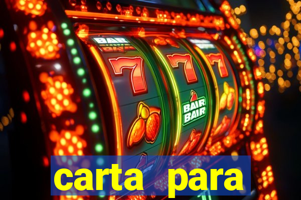 carta para encontrista homem